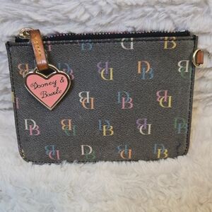 Dooney & Bourke Multicolor Logo Wristlet